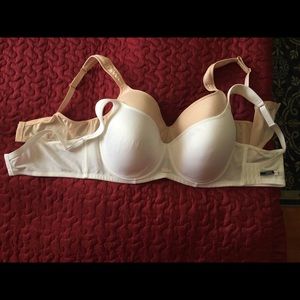 White and skin color bra 40D size